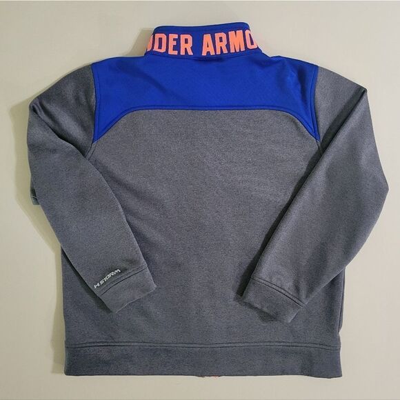Youth Under Armour Storm Full-zip Gray Athletic Performance Jacket - Picture 13 of 14